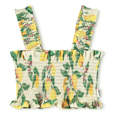 Molo - Top Rolfia Lemons | Pale Yellow