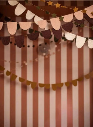 Muskhane - Felt Decorative Banner | Ecru