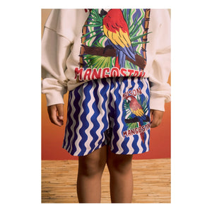 Maison Mangostan - Wave Swim Shorts | Blue