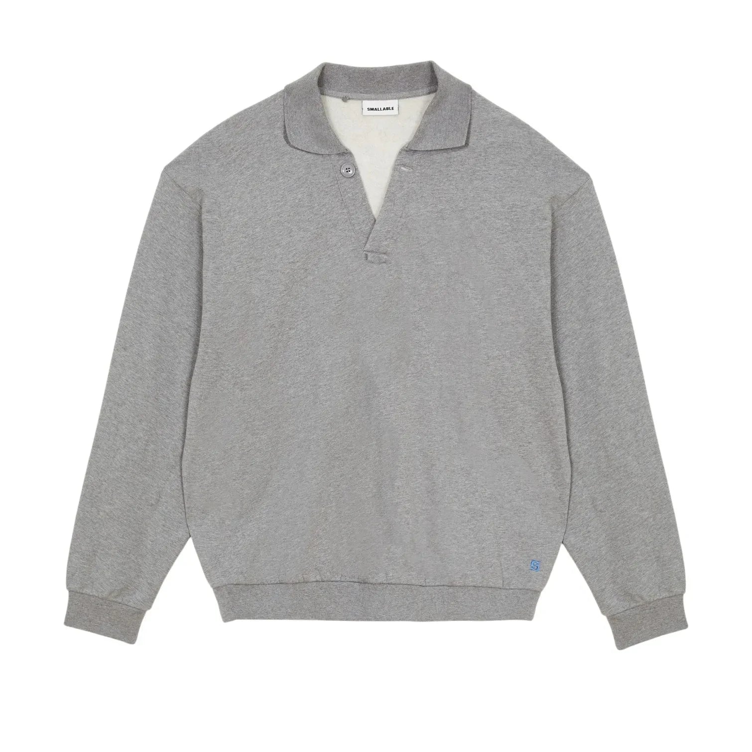 Smallable Man - Bob Bisiklet Yaka Sweatshirt | Heather Grey