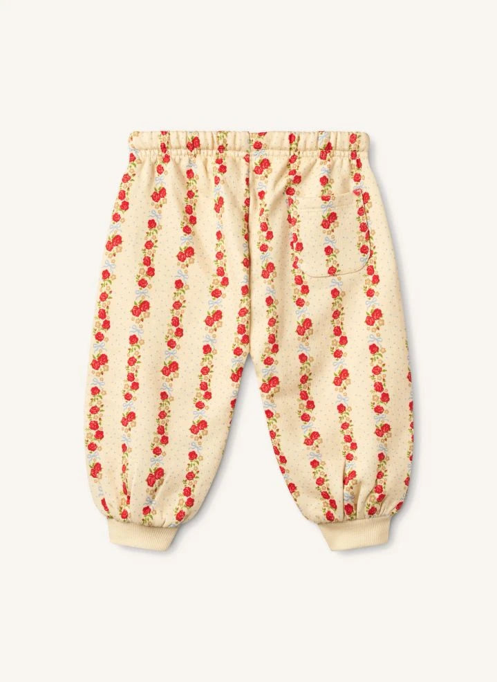 Flöss - Sia Çiçek Desenli Jogger Pantolon | Bej