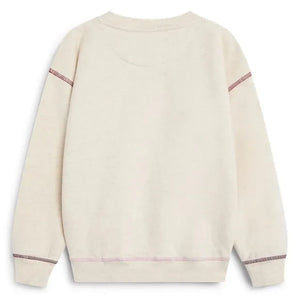 the new society - TNS Logo Sweatshirt | Krem