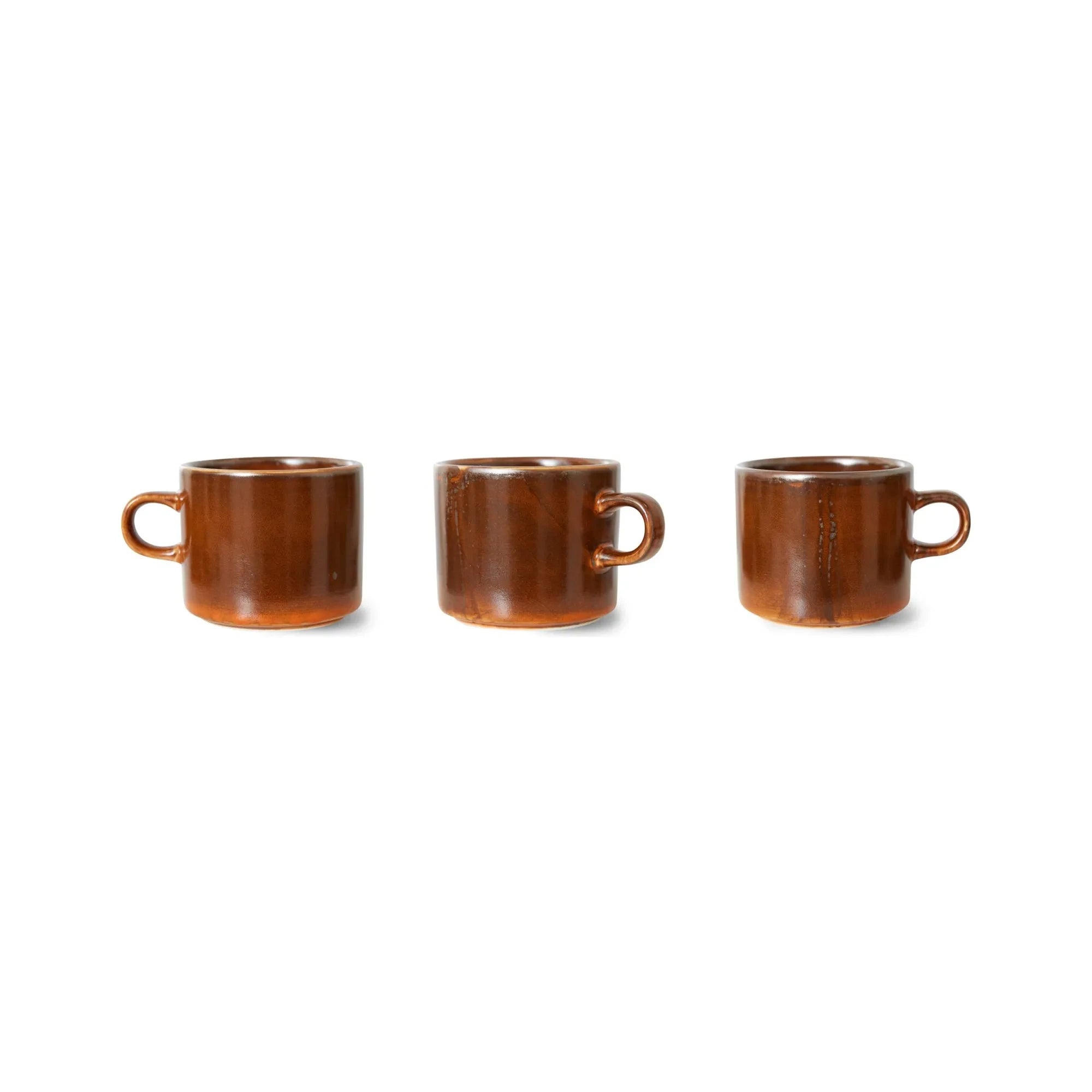 HKliving - Şamot seramik fincan ve tabak | Terracotta