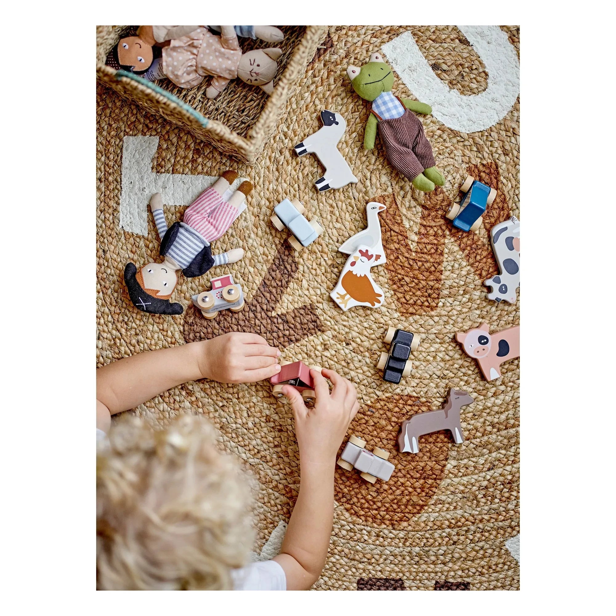 Bloomingville Mini - Dinne Jute Rug | Natural
