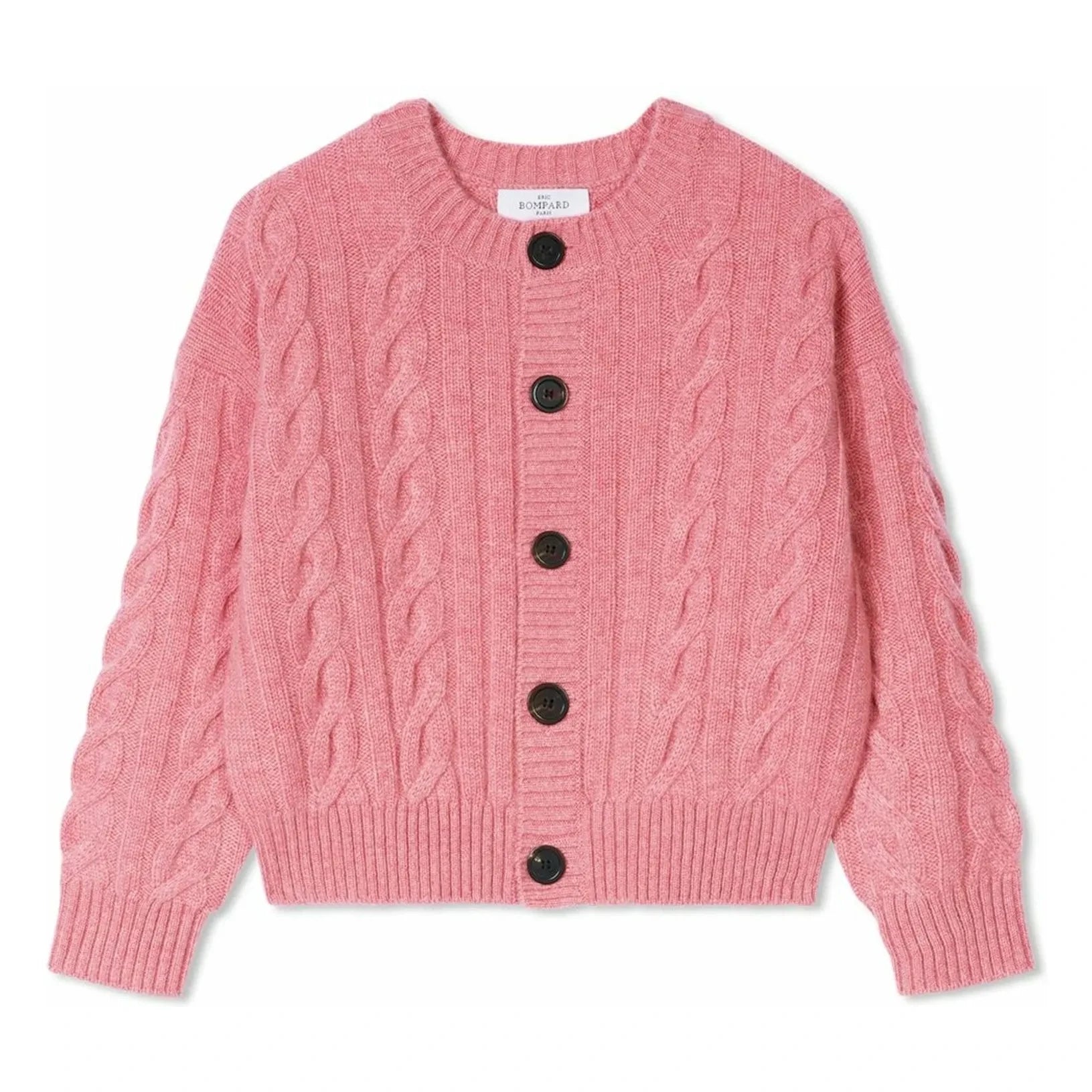 Bompard - Knitted Cashmere Cardigan | Pink