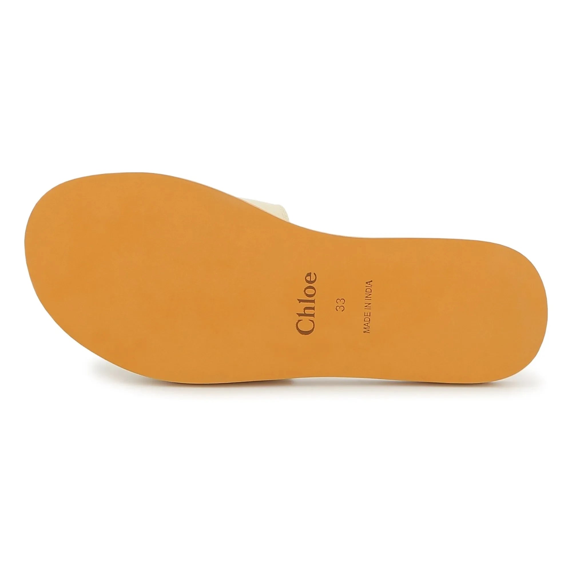 Chloé - Logo Sandals | White