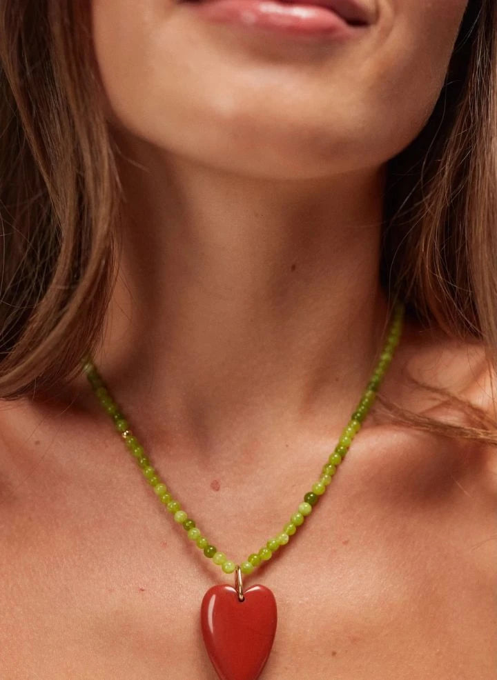 Anni Lu - Grasshopper Necklace | Green