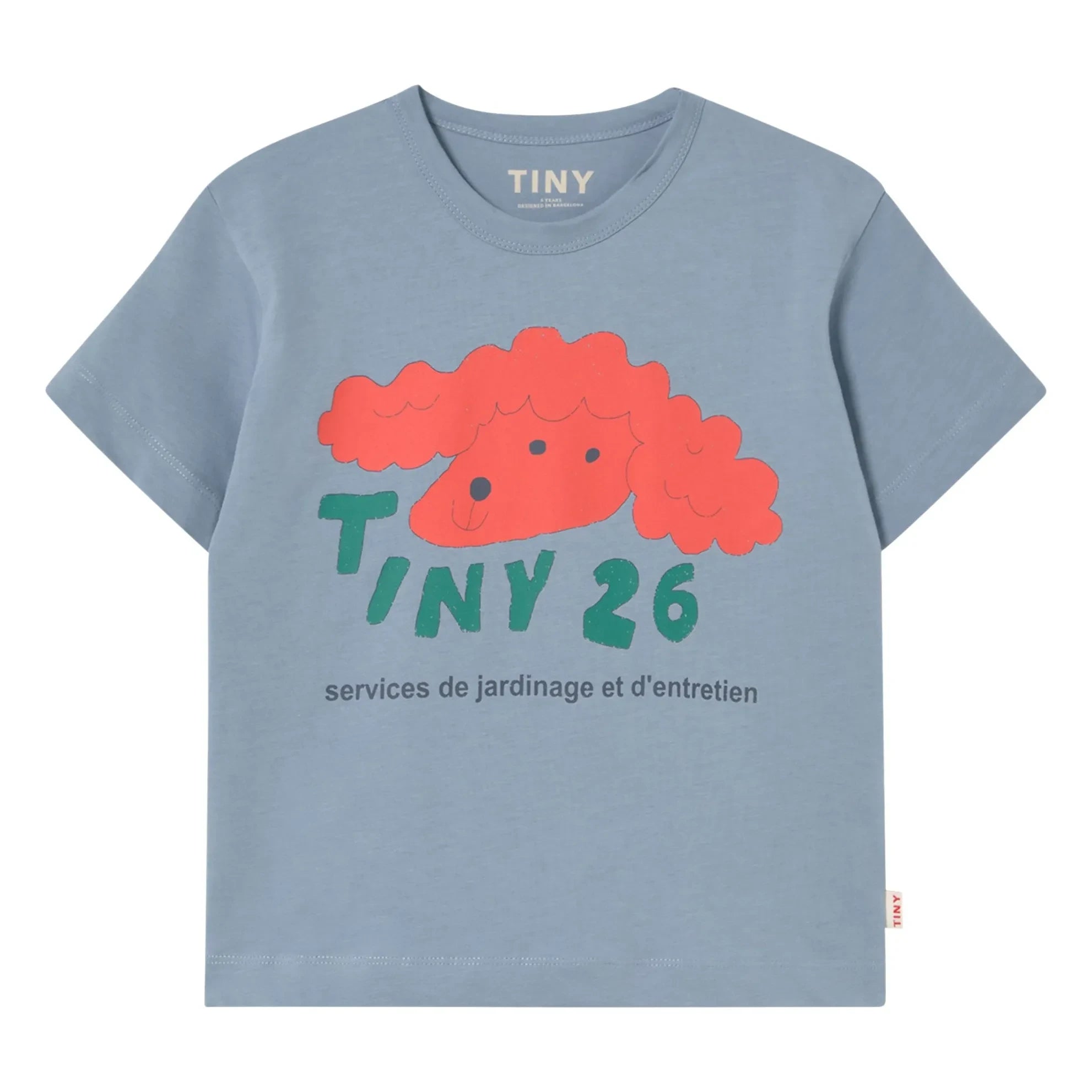 Tinycottons - Tiny 26 Organic Cotton T-Shirt | Gray Blue