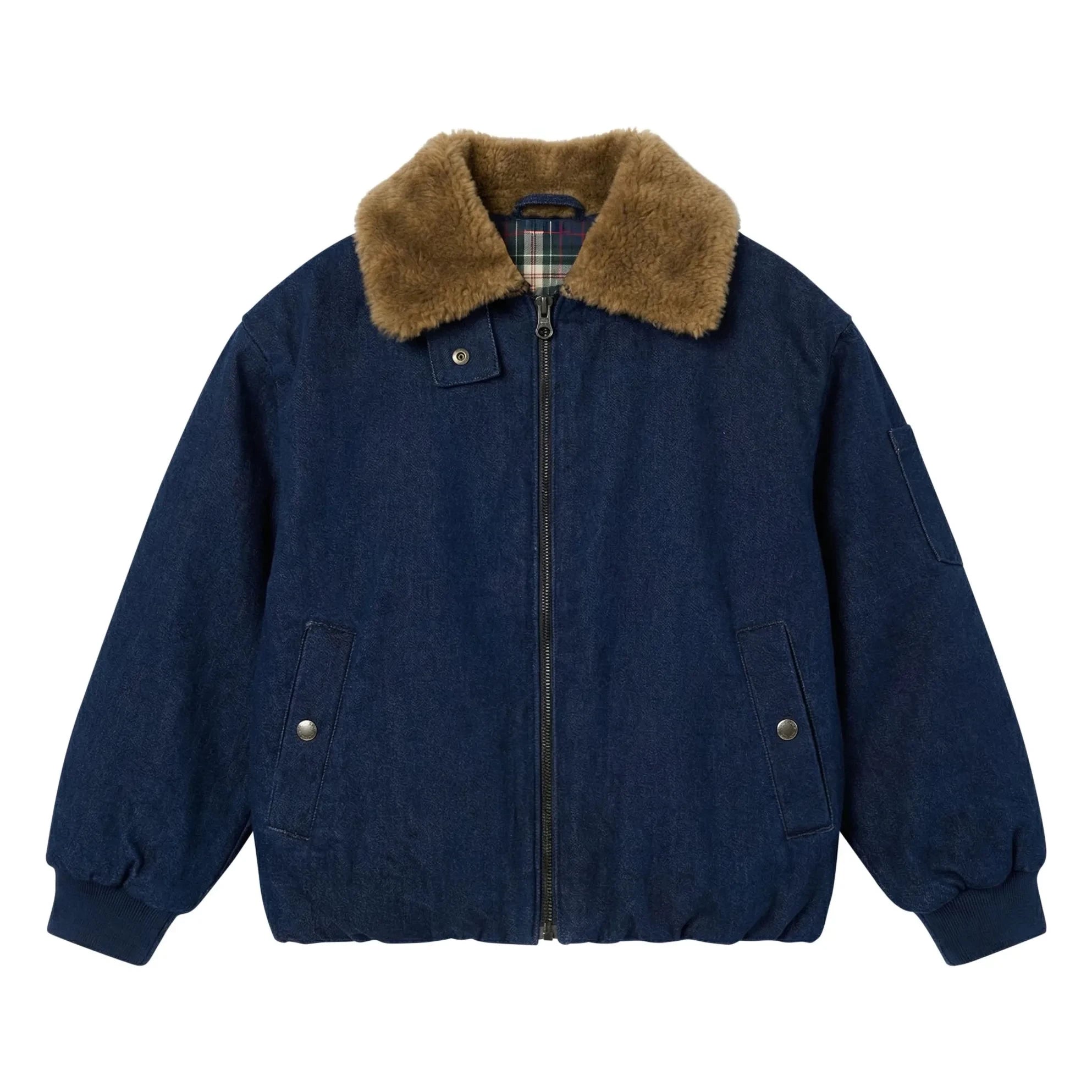 Finger in the nose - Aria Denim Aviator Jacket | Denim gross