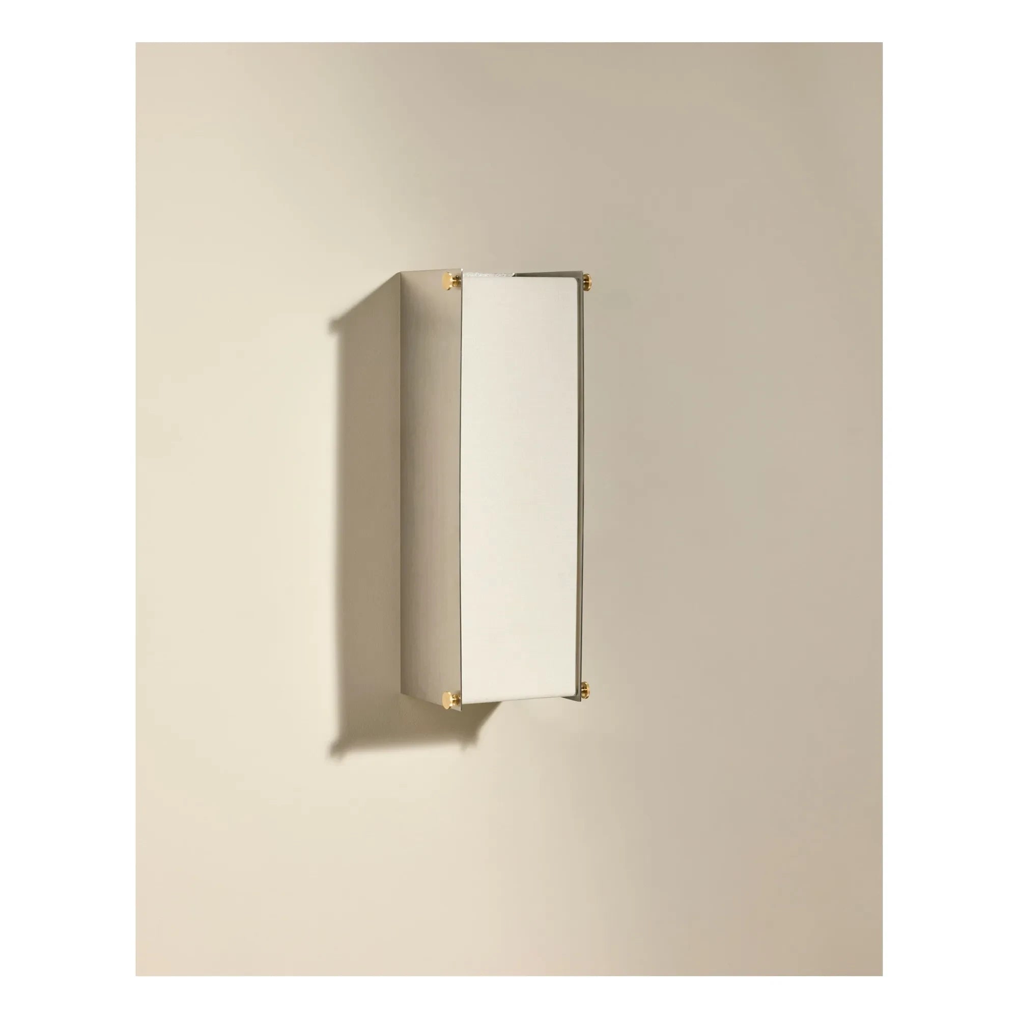 Maison Sarah Lavoine - Brushed Stainless Steel Wall Lamp Boxie | Steel