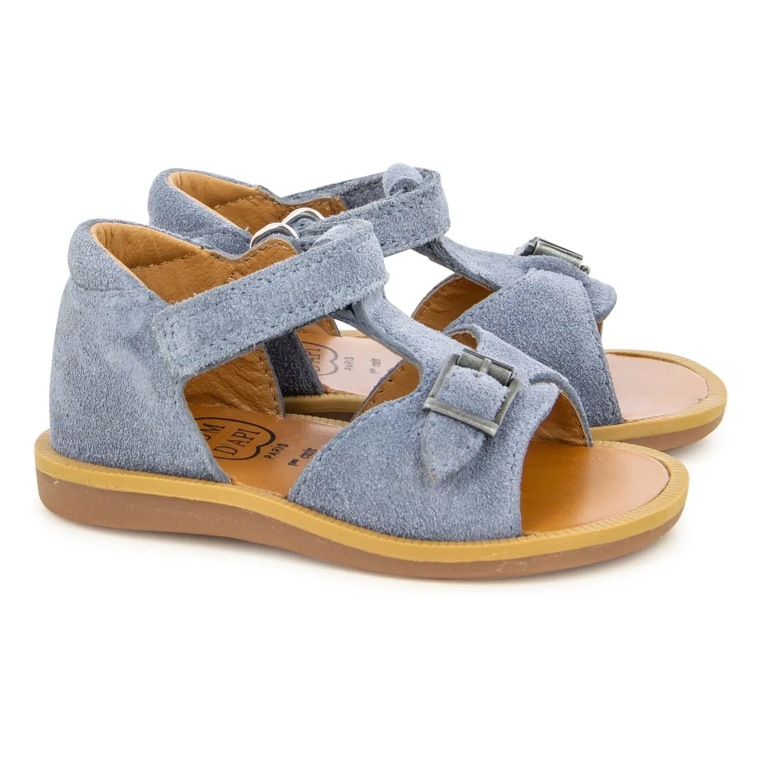 Pom d'Api - Poppy Easy Sandal | Gray Blue