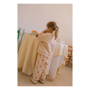 Studio Bohème - Porgy Choux Organic Cotton Fleece Pants | Beige