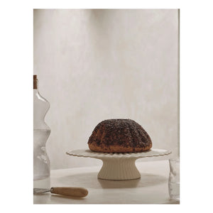 Ferm Living - Fıskiye Stone Ceramic Cake Stand | Off White