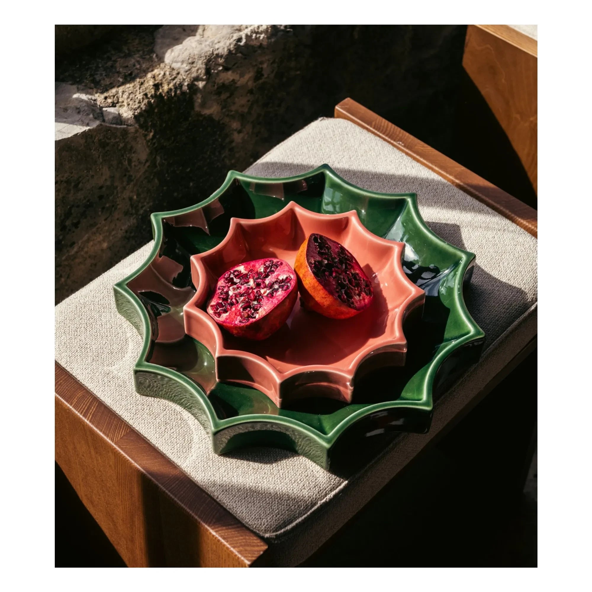 The Socialite Family - Tasca Ceramic Pocket Organizer | Dark Green