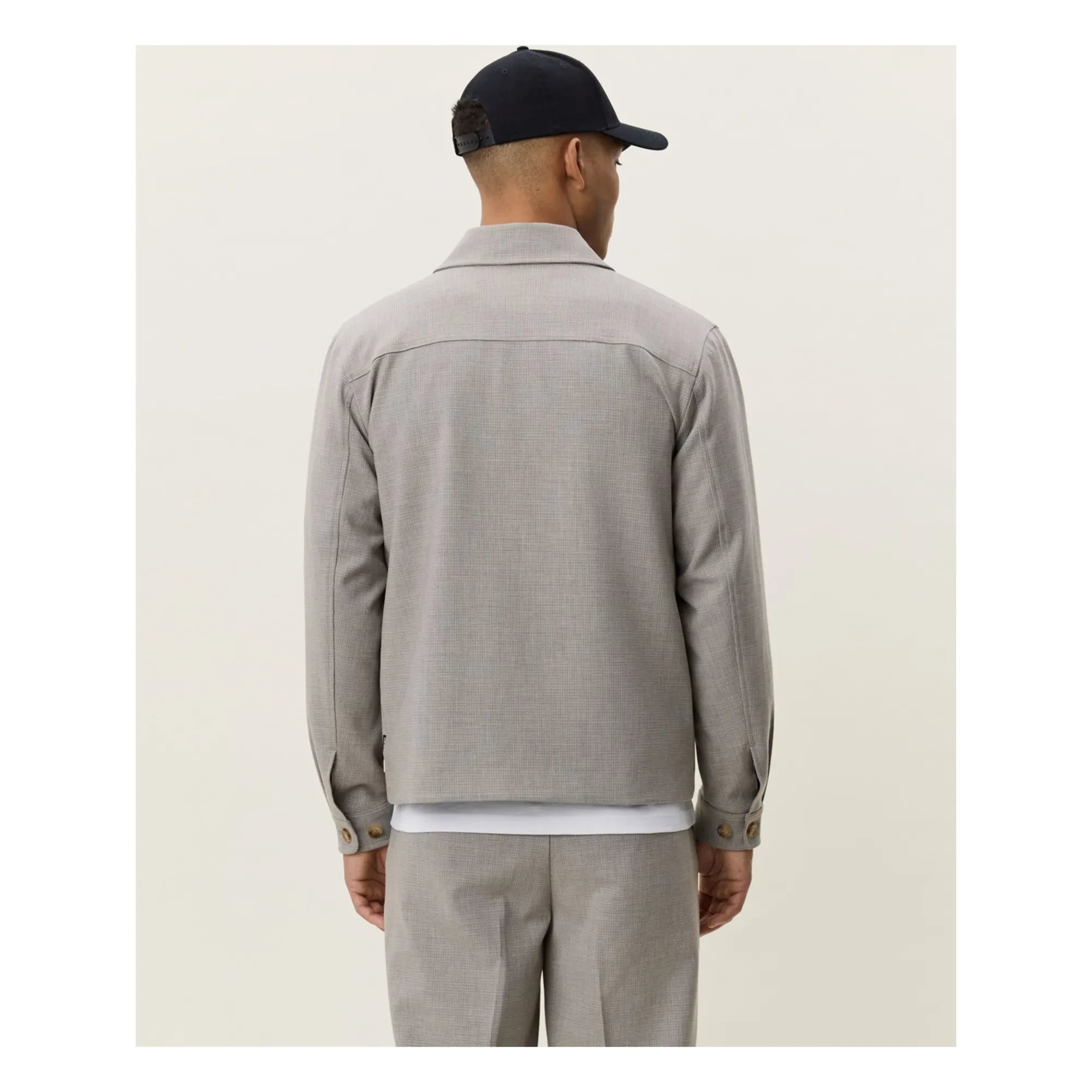 Les Deux - Veste Check Hybrid | Brown