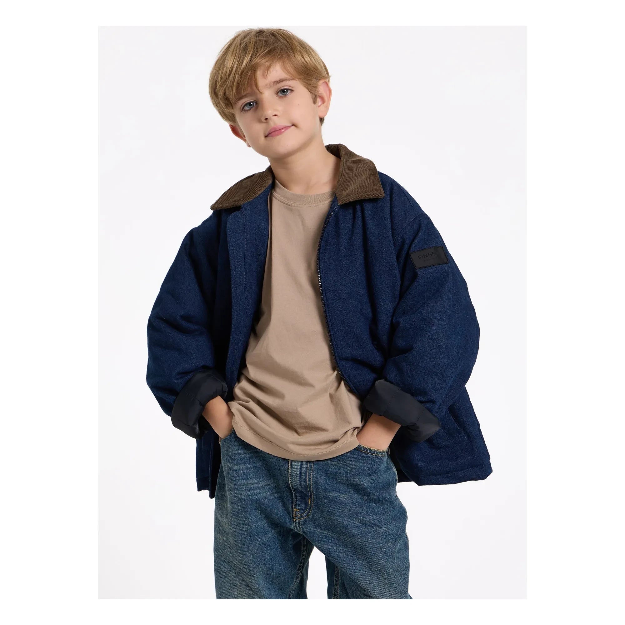 Finger in the nose - Clark Denim Ceket | Denim brut