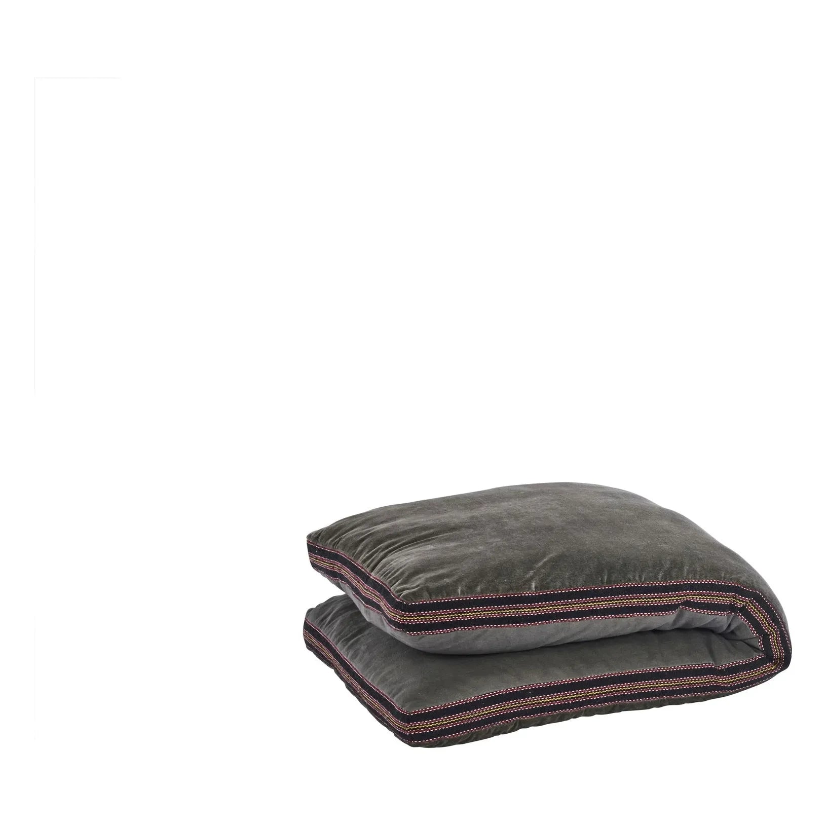 Madam Stoltz - Cotton Velvet Bedspread | Green