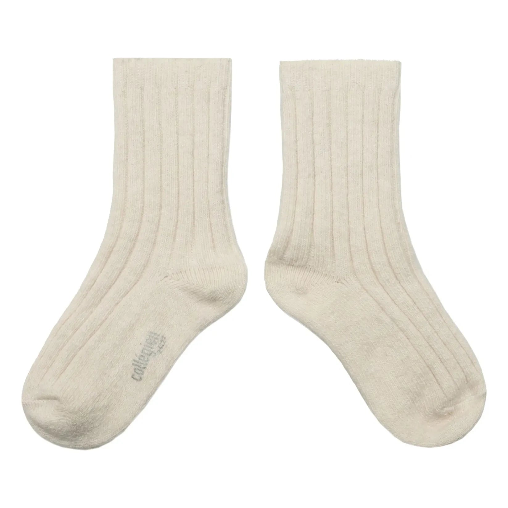 Collégien - Beige Chamois Cashmere and Merino Wool Socks