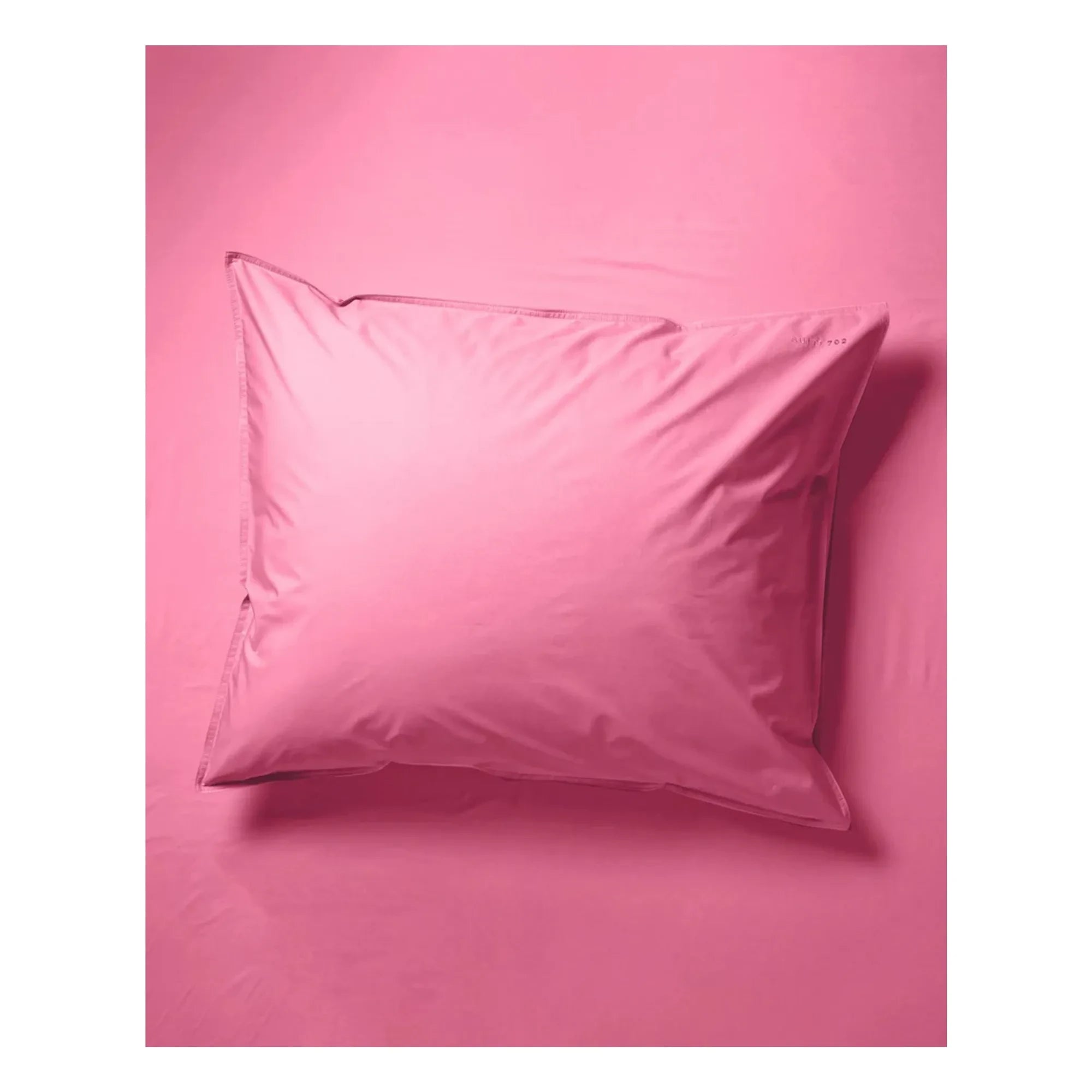 Suite 702 - Organik percale yastık kılıfı - Pink Candy | şeker pembesi