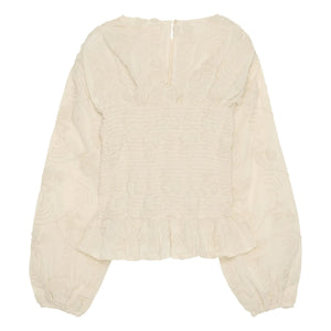 SISSEL EDELBO - Iluna Organic Cotton Top | Champagne