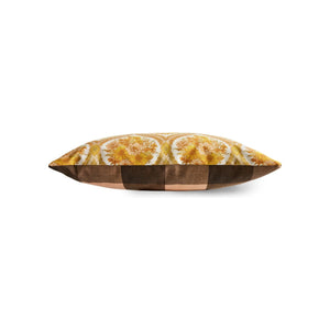 HKliving - Loft Printed Cushion | Yellow