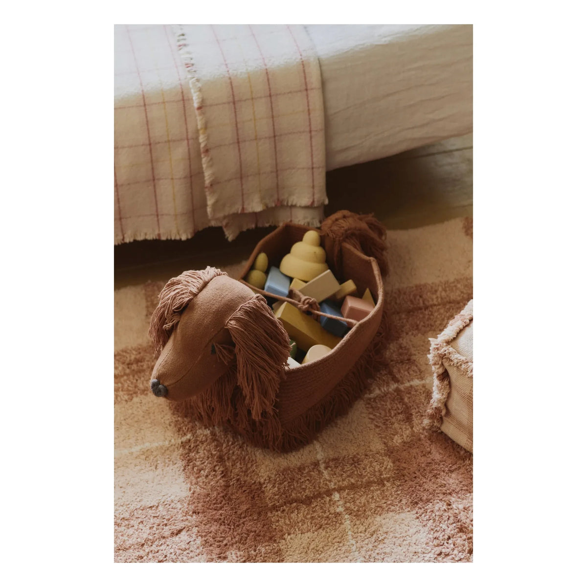 Lorena Canals - Poppy Storage Basket | Ecru