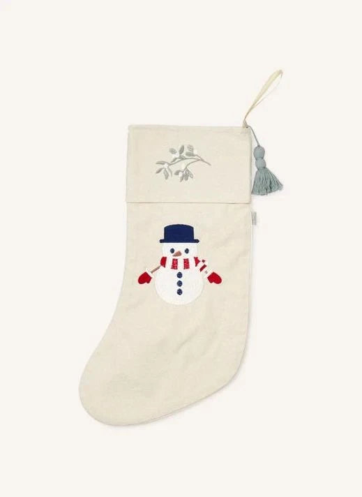 Cam Cam - Snowman Christmas Stocking | Ekru