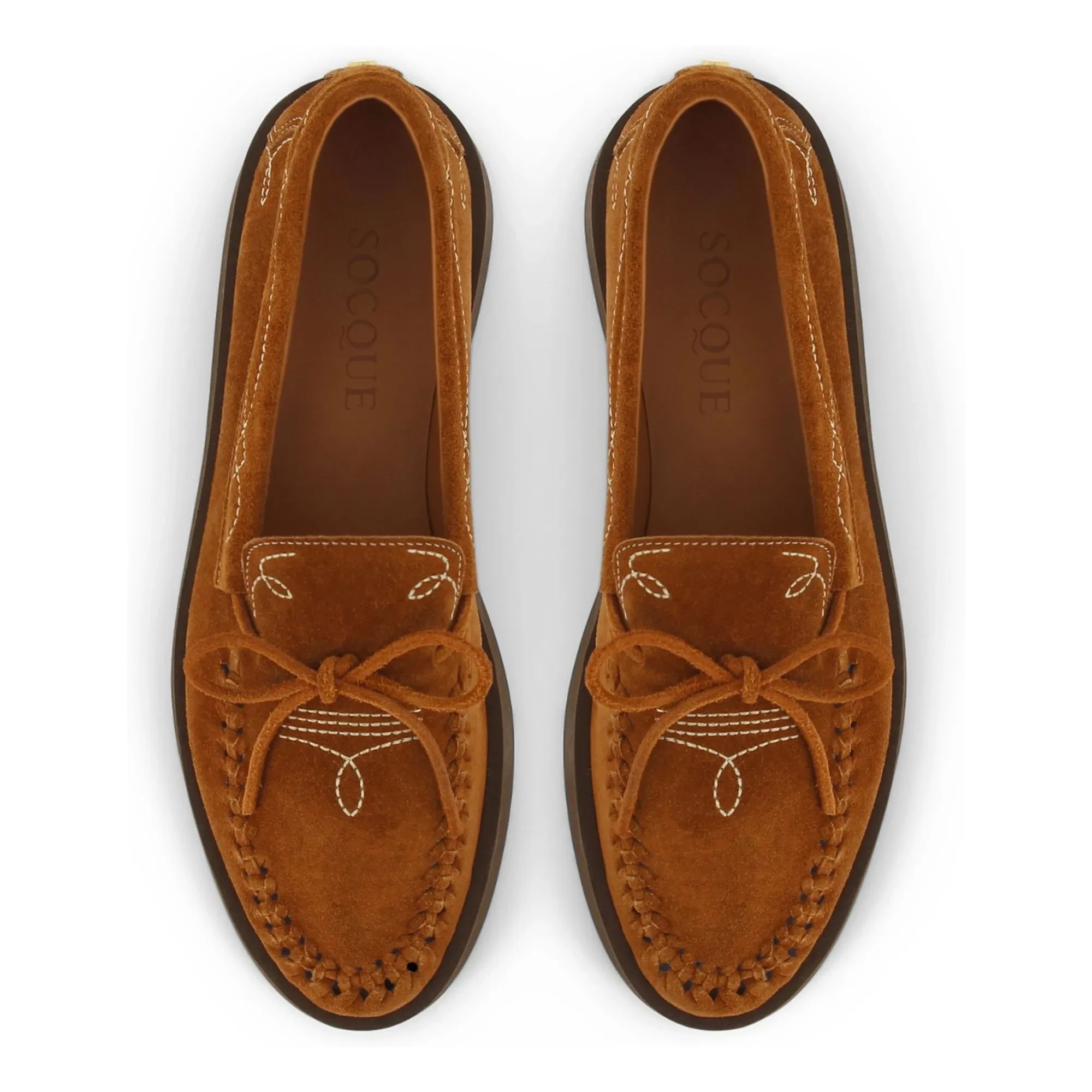 Socque Paris - Totem Süet Loaferlar | Camel