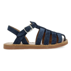Pom d'Api - Sandal Beach-Stitch Dad | Denim