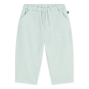 Petit Bateau - Linen Pants | Turquoise