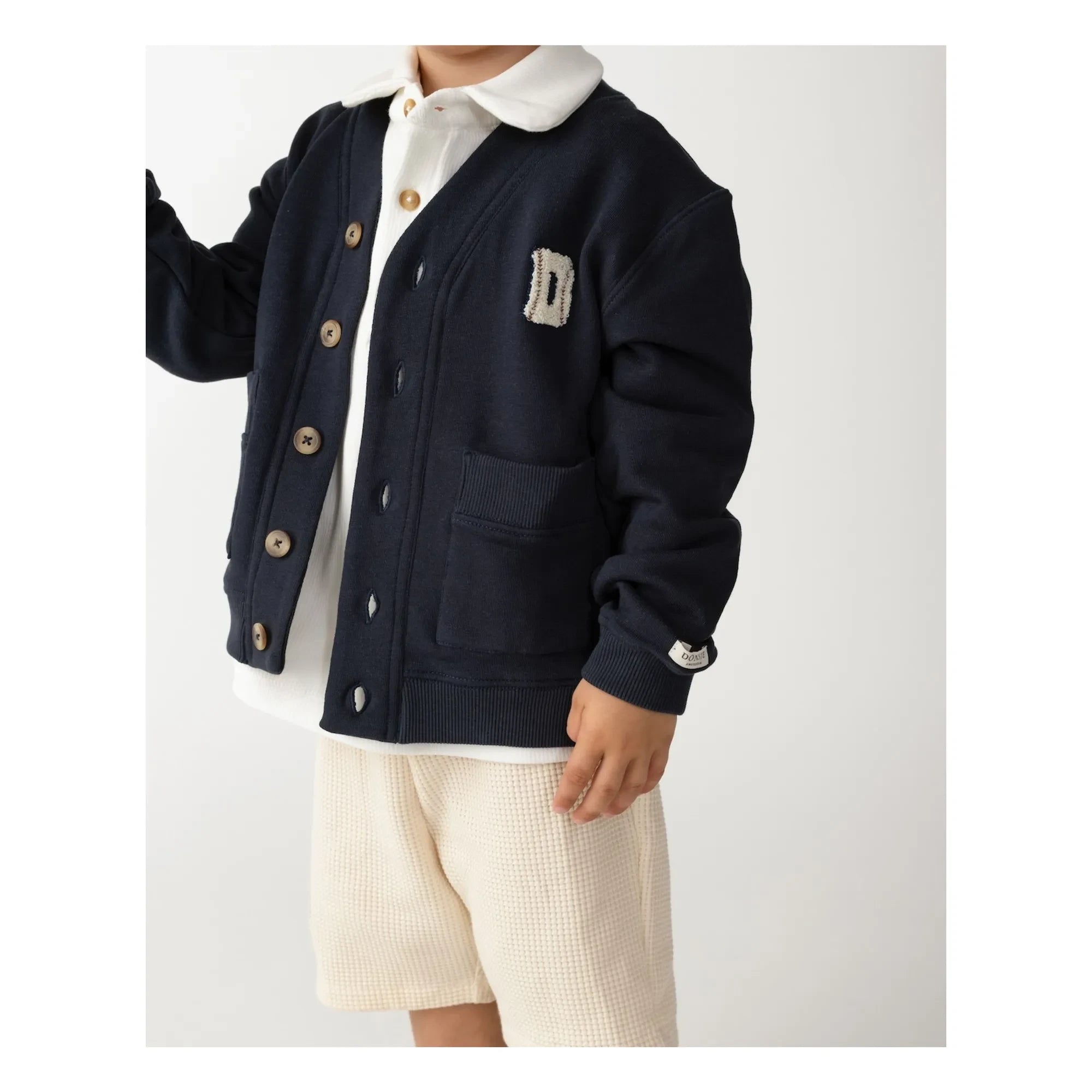 Donsje - Maukie Pocket Cardigan | Navy Blue