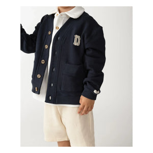 Donsje - Maukie Pocket Cardigan | Navy Blue