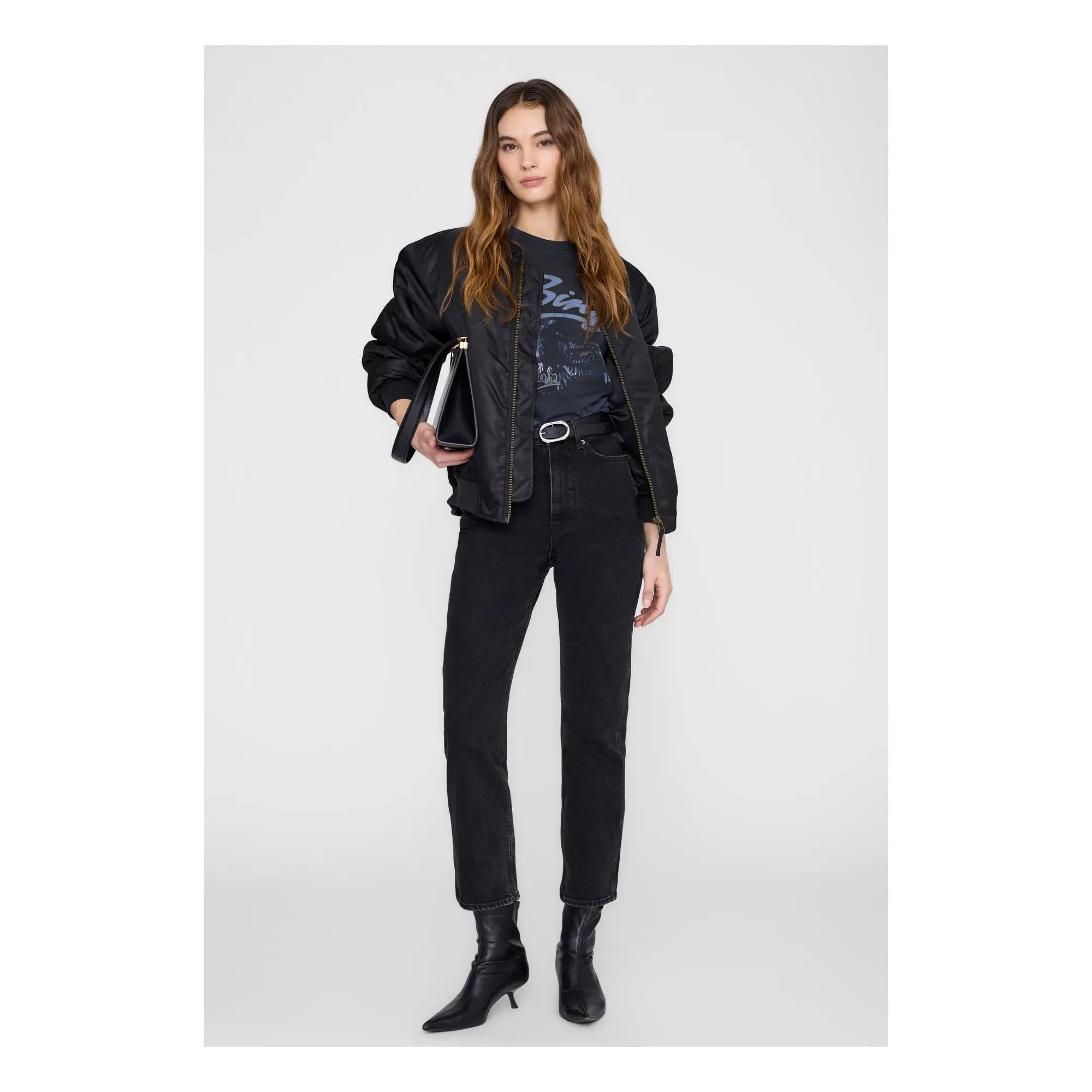 Anine Bing - City T-Shirt | Black