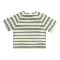 Jenest - To Rayé Organic Cotton T-Shirt | Khaki