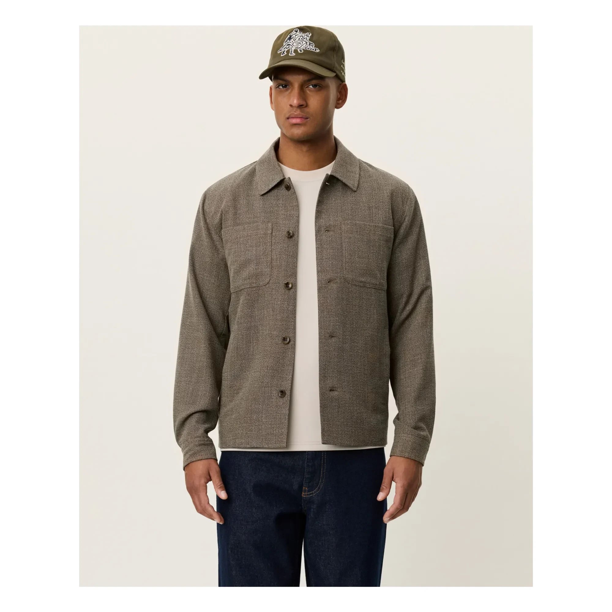 Les Deux - Marseille Melange Jacket | Brown