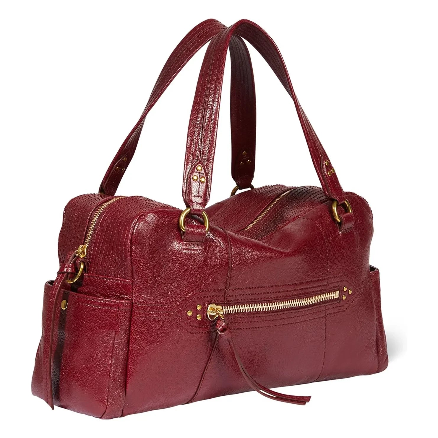 Jérôme Dreyfuss - Lucky Bowling Bag Goat | Burgundy
