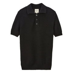 Noyoco - Haring Organic Cotton Polo T-Shirt | Black