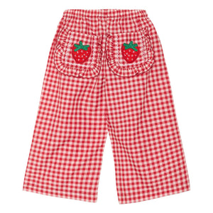 SISSEL EDELBO - Saxo Vichy Pants - Kids Collection | Red