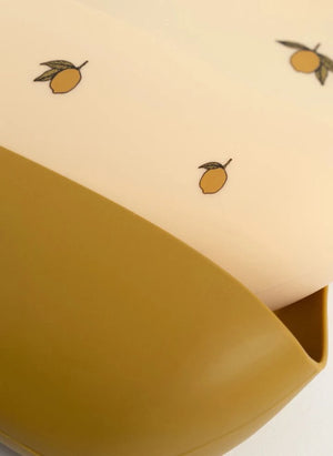 Konges Sløjd - Lemon Silicone Bibs - Set of 2