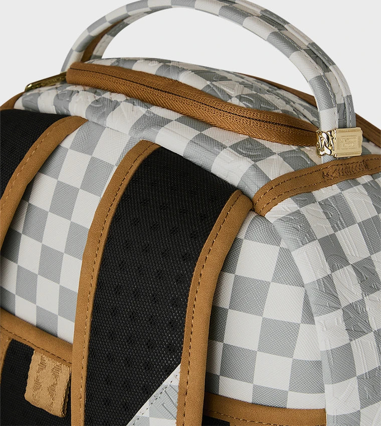 Sprayground - Graff Kabartmalı Kareli Sırt Çantası