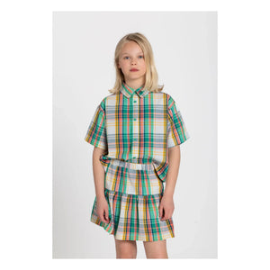 Hundred Pieces - Saskia Check Shirt | Peach