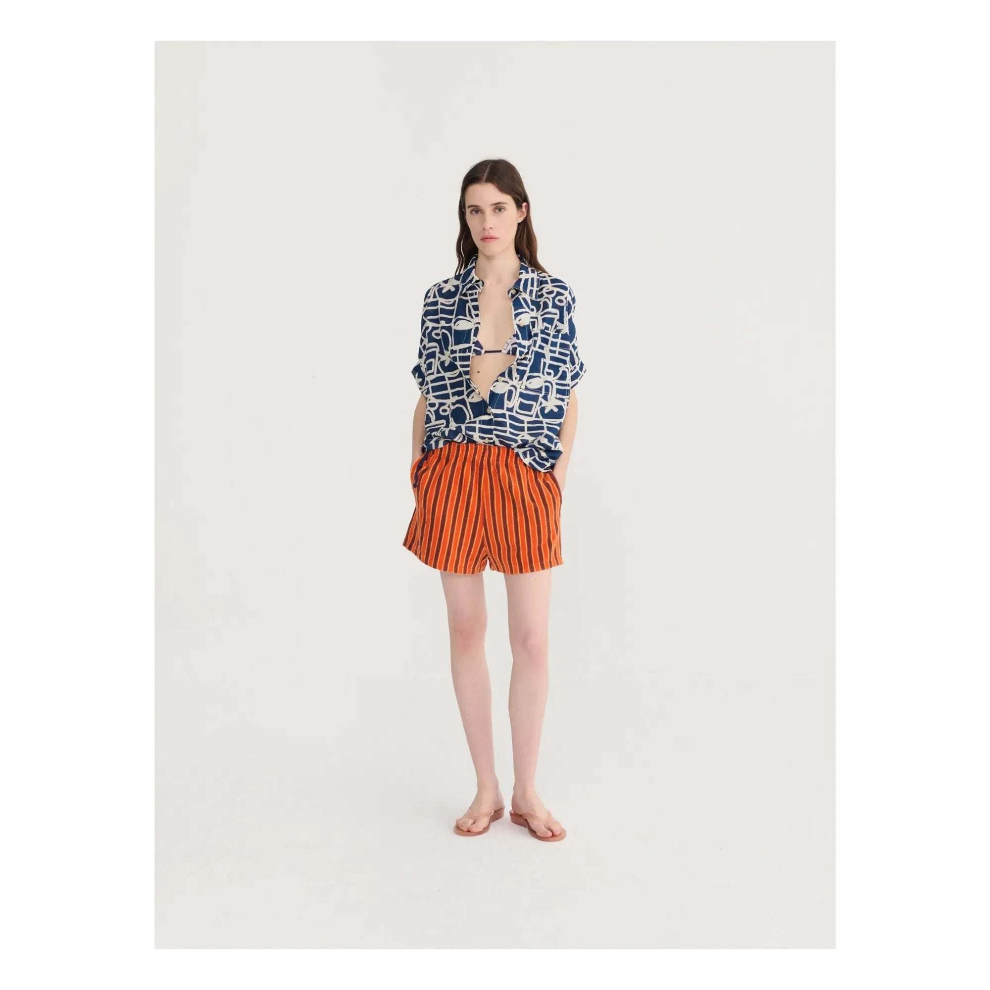 Bobo Choses - Terry Cotton Shorts | Camel