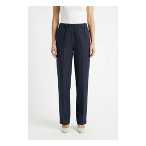 Pomandère - Cotton Gabardine Pants | Night Blue