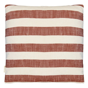 House of Capricorn - Agusta embroidered pillow | Brick red
