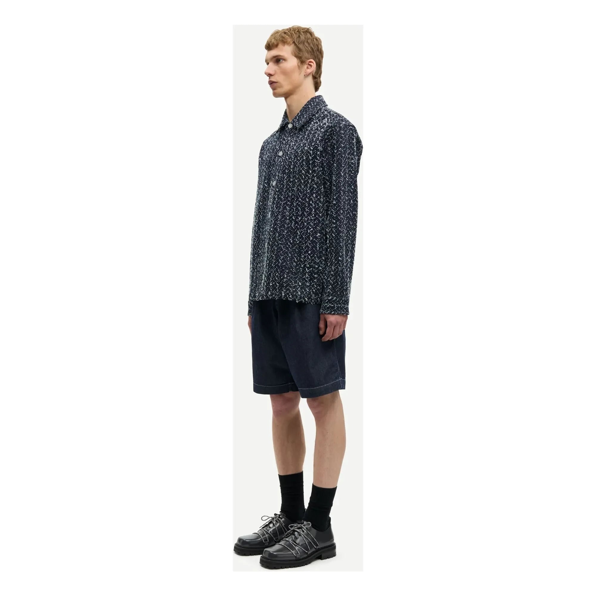 Samsoe Samsoe - Sacastor Cotton Overshirt | Dark Grey