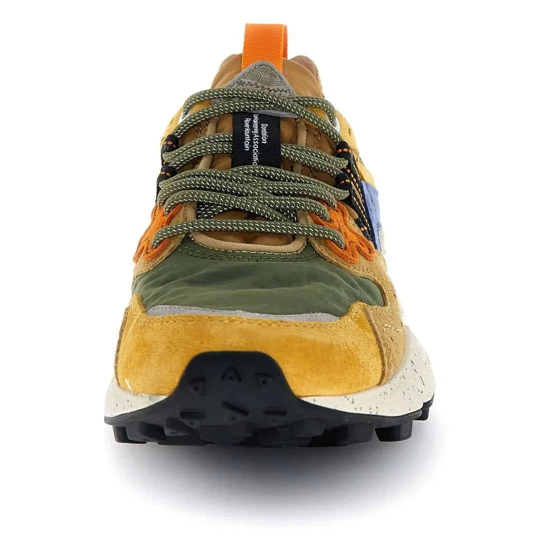 Flower Mountain - Yamano 3 Suede and Nylon Sneakers | Mustard