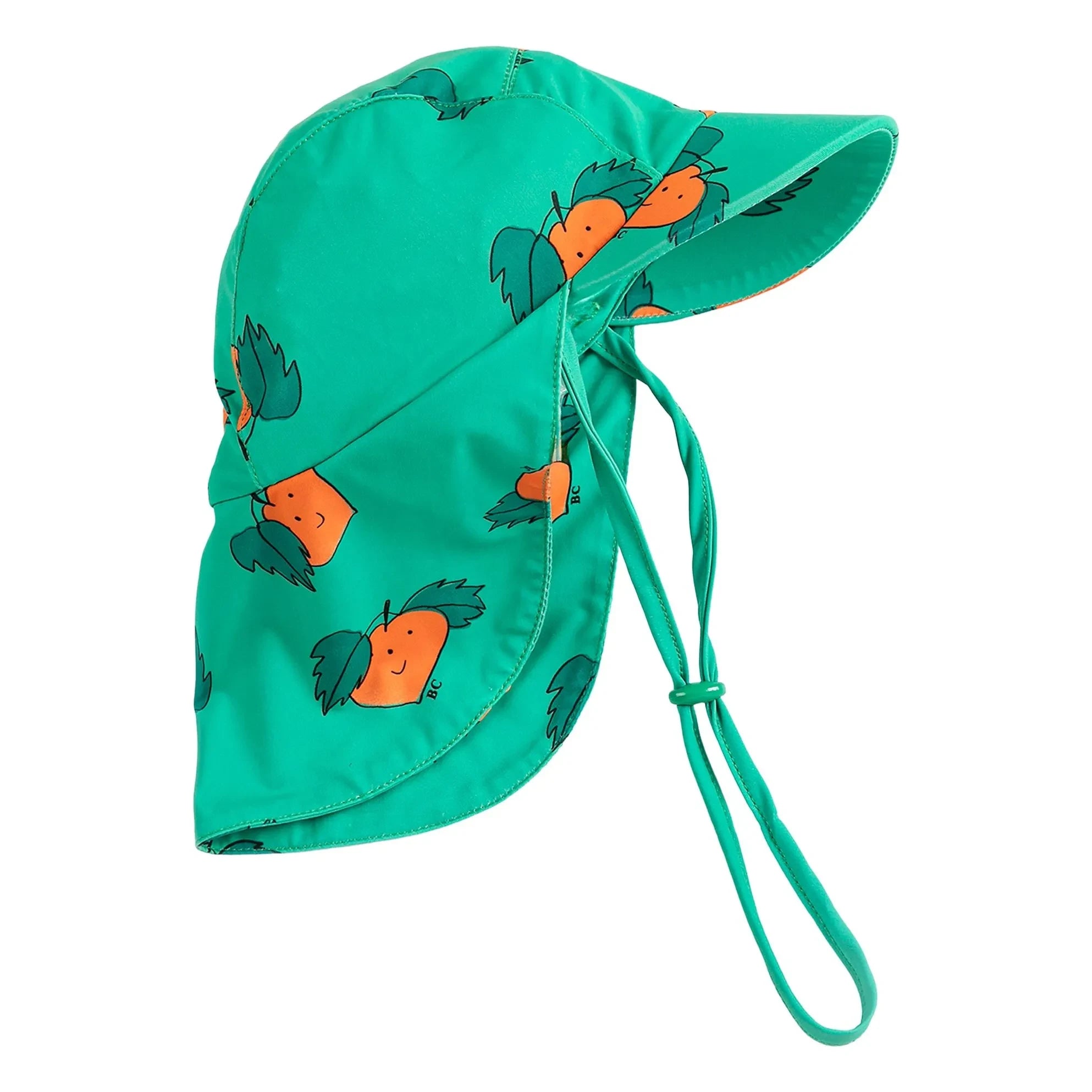 Bobo Choses - Orange Baby Bath Cap | Green
