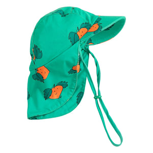 Bobo Choses - Orange Baby Bath Cap | Green