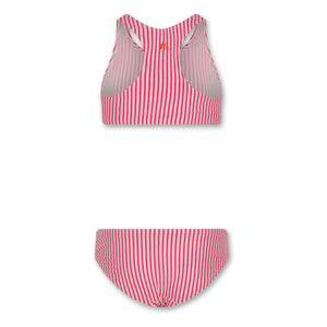 AO76 - Tare Striped Swimsuit | Pink