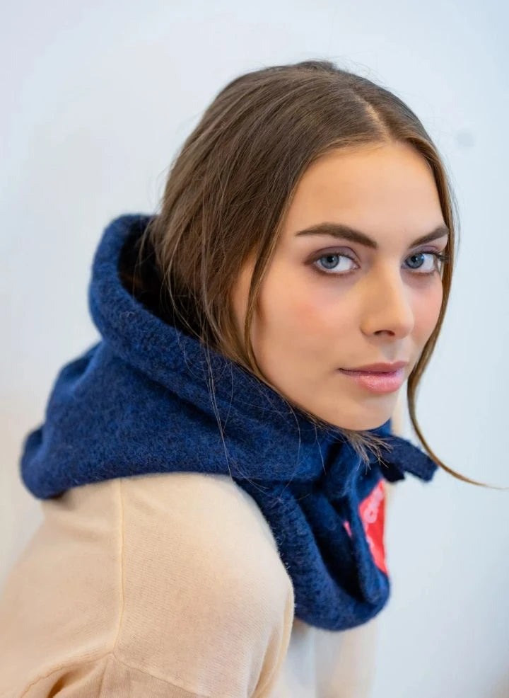 K'puche - Kim Alpaca Hooded Sweatshirt | Navy